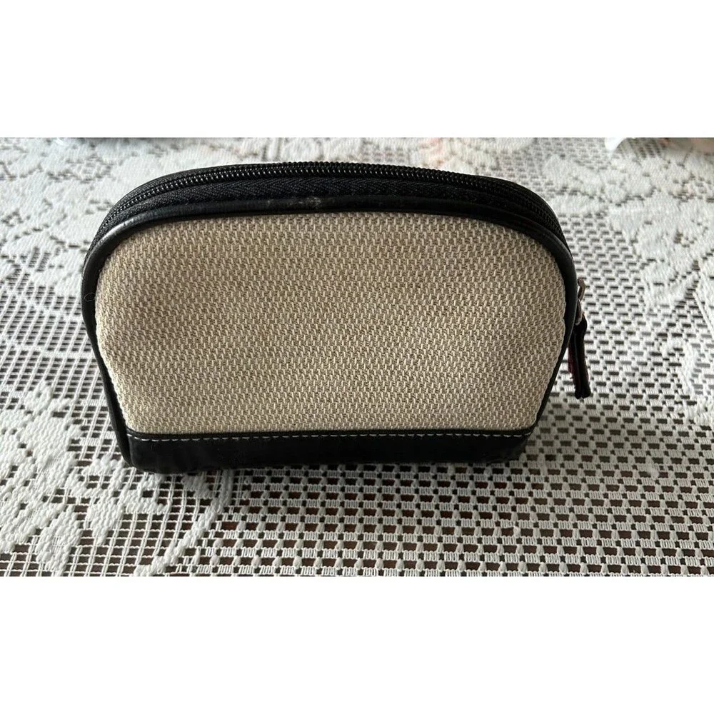 Stylish Black and Red Cosmetic Bag